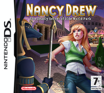 Nancy Drew and The Deadly Secret of Olde World Park - DS/DSi Cover & Box Art