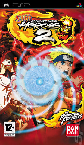 Naruto Ultimate Ninja Heroes 2: The Phantom Fortress - PSP Cover & Box Art