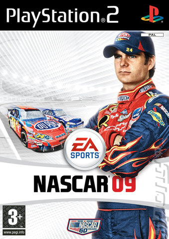 NASCAR 09 - PS2 Cover & Box Art
