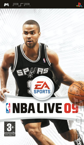NBA Live 09 - PSP Cover & Box Art