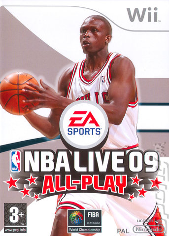 NBA Live 09 All-Play - Wii Cover & Box Art