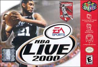 NBA Live 2000 - N64 Cover & Box Art