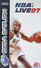NBA Live 97 - Saturn Cover & Box Art