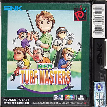 Neo Turf Masters - Neo Geo Pocket Colour Cover & Box Art