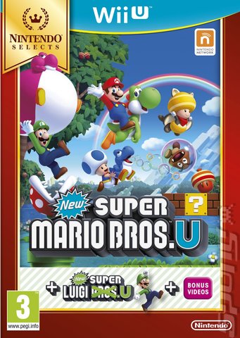 New Super Mario Bros. U + New Super Luigi U - Wii U Cover & Box Art