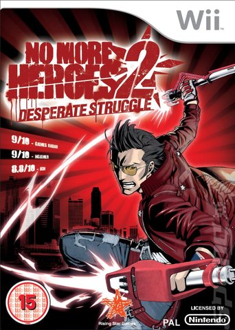 No More Heroes 2: Desperate Struggle - Wii Cover & Box Art