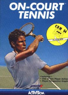 On Court Tennis - C64 Cover & Box Art