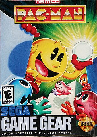 Pac-Man - Game Gear Cover & Box Art