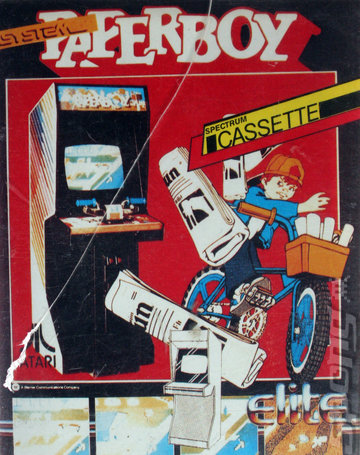 Paperboy - Spectrum 48K Cover & Box Art