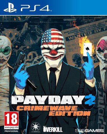 Payday 2: Crimewave Edition - PS4 Cover & Box Art