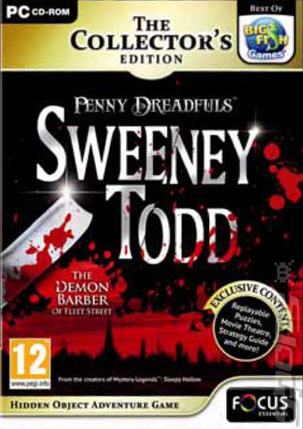 Penny Dreadfuls: Sweeney Todd Collector's Edition - PC Cover & Box Art