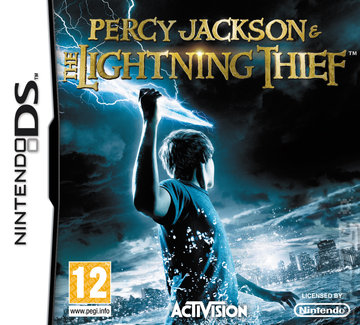 Percy Jackson & The Olympians: The Lightning Thief - DS/DSi Cover & Box Art