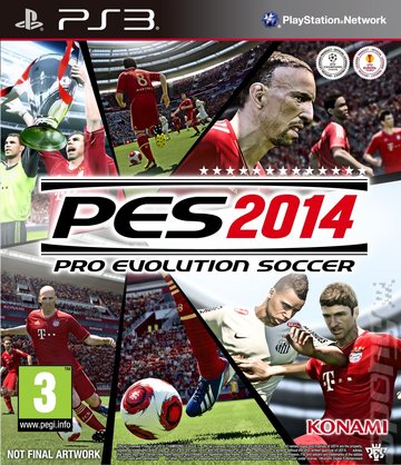 PES 2014 - PS3 Cover & Box Art
