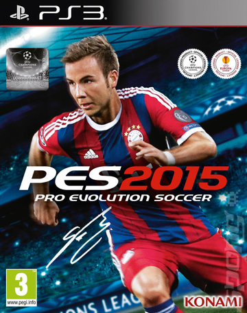 PES 2015 - PS3 Cover & Box Art