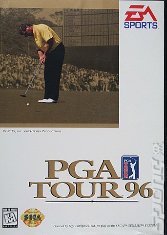 PGA Tour 96 - Sega Megadrive Cover & Box Art
