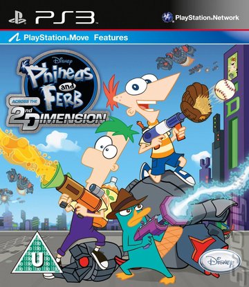 Phineas and Ferb: Across the 2nd Dimension - PS3 Cover & Box Art