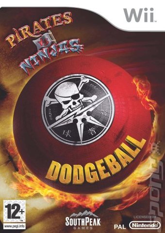 Pirates Vs. Ninjas Dodgeball - Wii Cover & Box Art