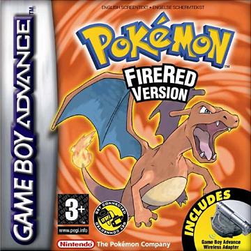 Pokemon Fire Red - GBA Cover & Box Art