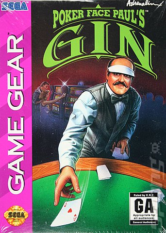 Poker Face Paul's Gin - Game Gear Cover & Box Art