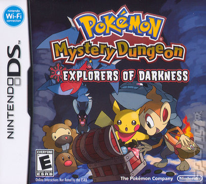 Pok�mon Mystery Dungeon: Explorers Of Darkness - DS/DSi Cover & Box Art