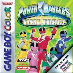 Power Rangers Time Force - Game Boy Color Cover & Box Art
