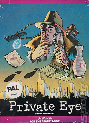 Private Eye - Atari 2600/VCS Cover & Box Art