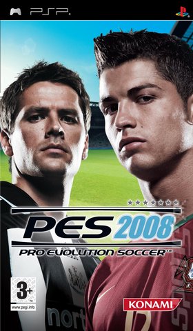 Pro Evolution Soccer 2008 - PSP Cover & Box Art