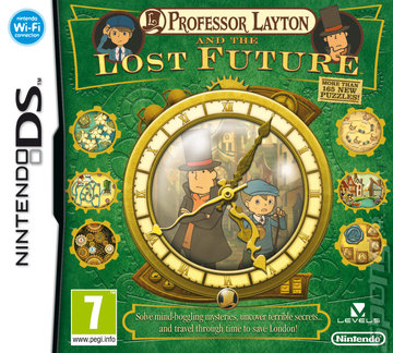 Professor Layton and the Lost Future - DS/DSi Cover & Box Art