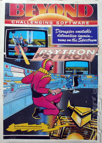 Psytron - Spectrum 48K Cover & Box Art