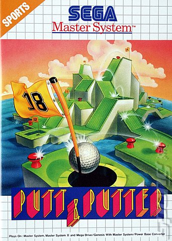 Putt & Putter - Sega Master System Cover & Box Art