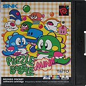 Puzzle Bobble Mini - Neo Geo Pocket Colour Cover & Box Art