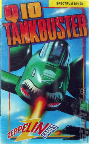 Q10 Tank Buster - Spectrum 48K Cover & Box Art