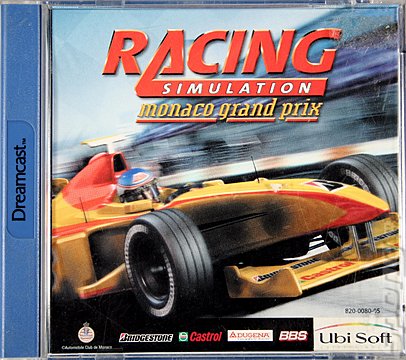 Racing Simulation Monaco Grand Prix - Dreamcast Cover & Box Art