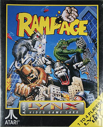 Rampage - Lynx Cover & Box Art