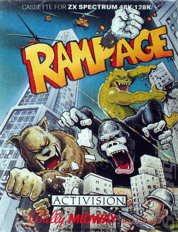 Rampage - Spectrum 48K Cover & Box Art