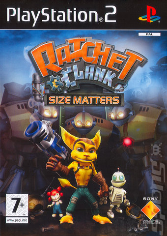 Ratchet & Clank: Size Matters - PS2 Cover & Box Art