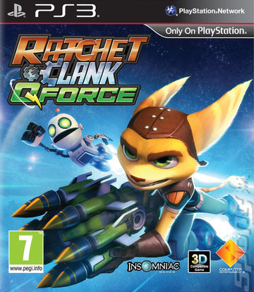 Ratchet & Clank: Q Force - PS3 Cover & Box Art