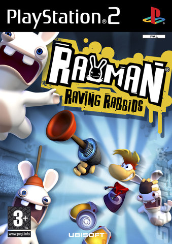 Rayman Raving Rabbids - PS2 Cover & Box Art
