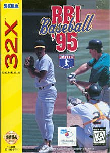 RBI Baseball '95 - Sega 32-X Cover & Box Art