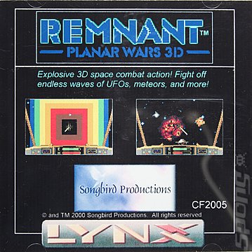 Remnant: Planar Wars 3D - Lynx Cover & Box Art