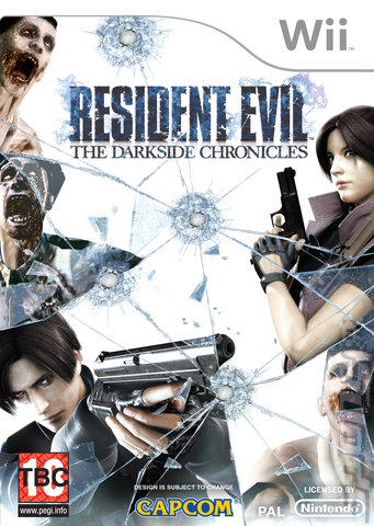 Resident Evil: The Darkside Chronicles - Wii Cover & Box Art