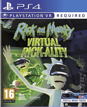 Rick and Morty: Virtual Rick-Ality - PS4 Cover & Box Art