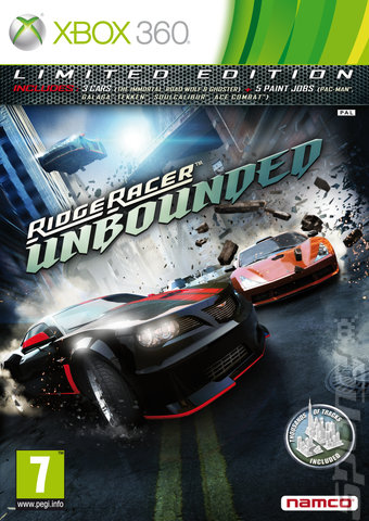 Ridge Racer: Unbounded - Xbox 360 Cover & Box Art