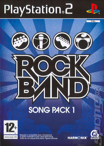 Rock Band Song Pack 1 - PS2 Cover & Box Art