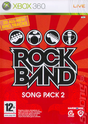 Rock Band Song Pack 2 - Xbox 360 Cover & Box Art