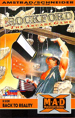 Rockford - Amstrad CPC Cover & Box Art