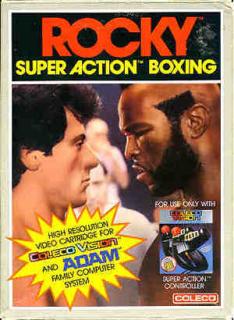 Rocky Super Action Boxing - Colecovision Cover & Box Art