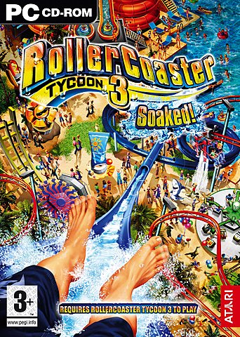 Rollercoaster Tycoon 3: Soaked - PC Cover & Box Art