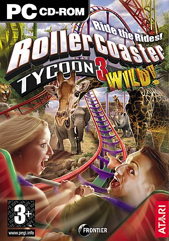 Rollercoaster Tycoon 3: Wild! - PC Cover & Box Art