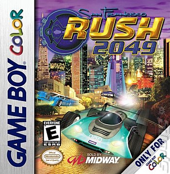 San Francisco Rush 2049 - Game Boy Color Cover & Box Art